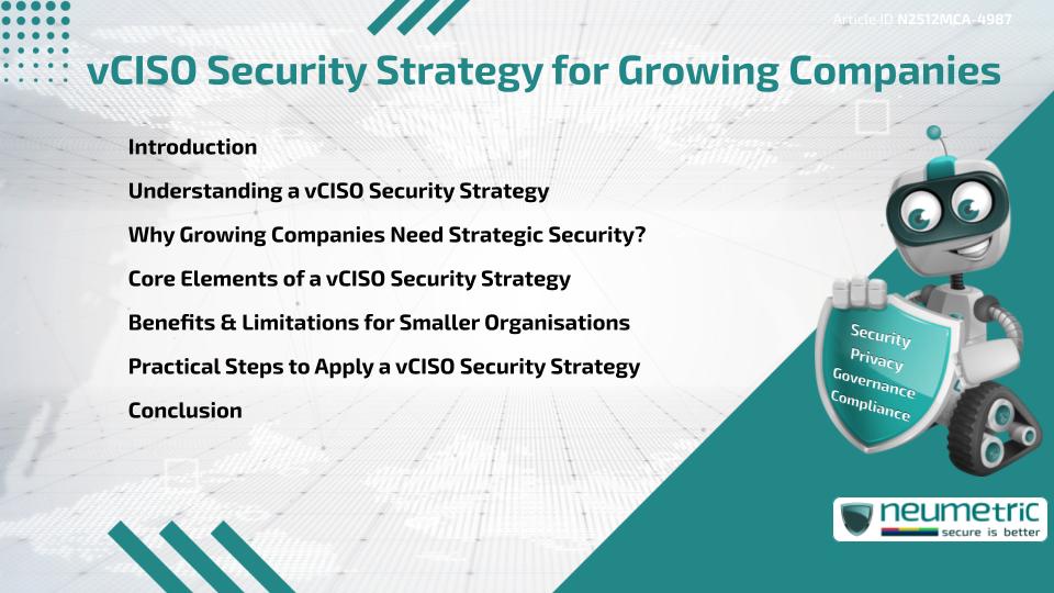 vCISO Security Strategy for Growing Companies