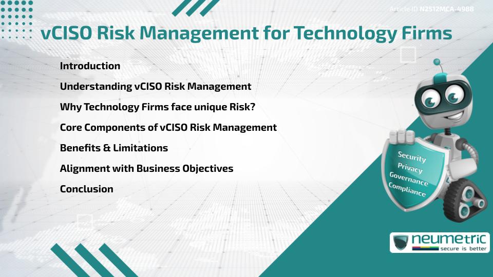 vCISO Risk Management for Technology Firms