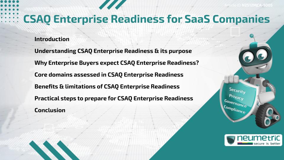 CSAQ Enterprise Readiness for SaaS Companies