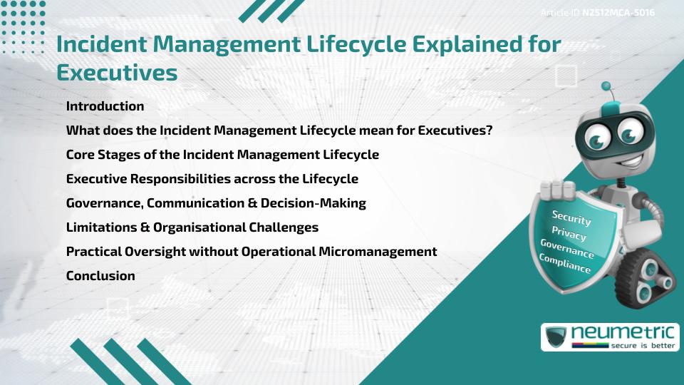 Incident Management Lifecycle Explained for Executives