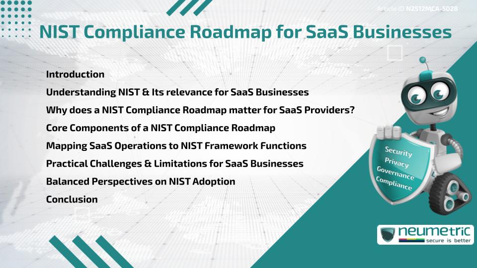 NIST Compliance Roadmap for SaaS Businesses