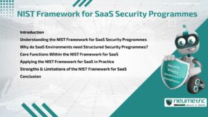 NIST Framework for SaaS Security Programmes