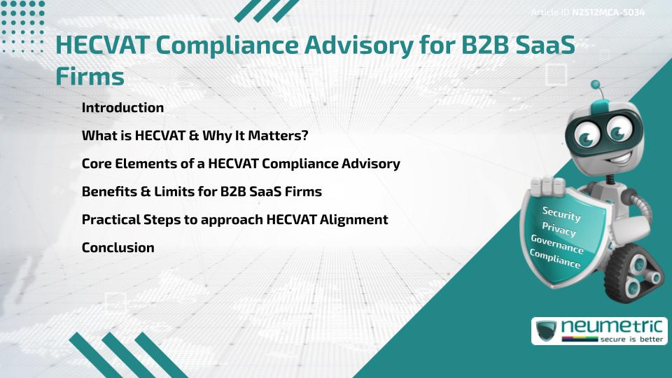 HECVAT Compliance Advisory for B2B SaaS Firms