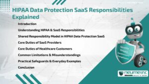 Journal (General Articles) | Neumetric HIPAA Data Protection SaaS Responsibilities Explained