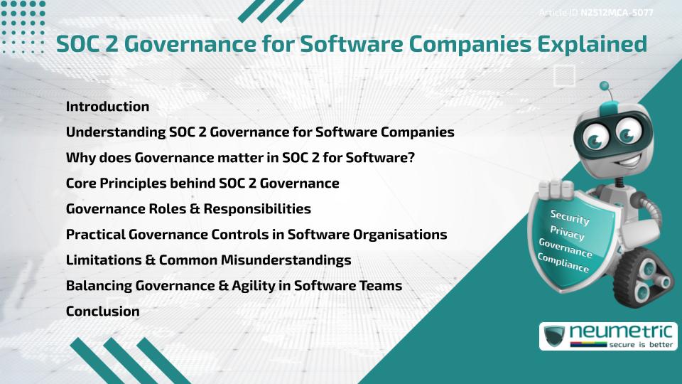 SOC 2 Governance for Software Companies Explained