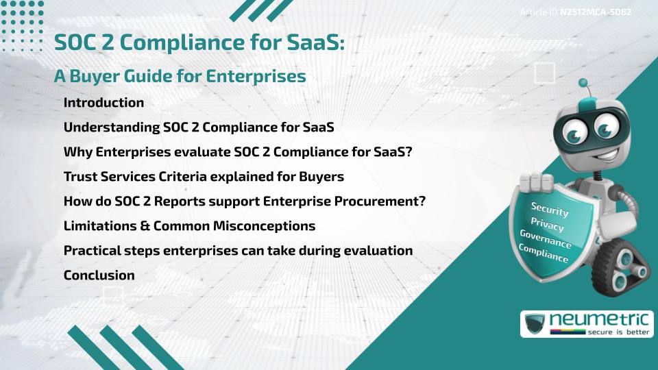 SOC 2 Compliance for SaaS: A Buyer Guide for Enterprises