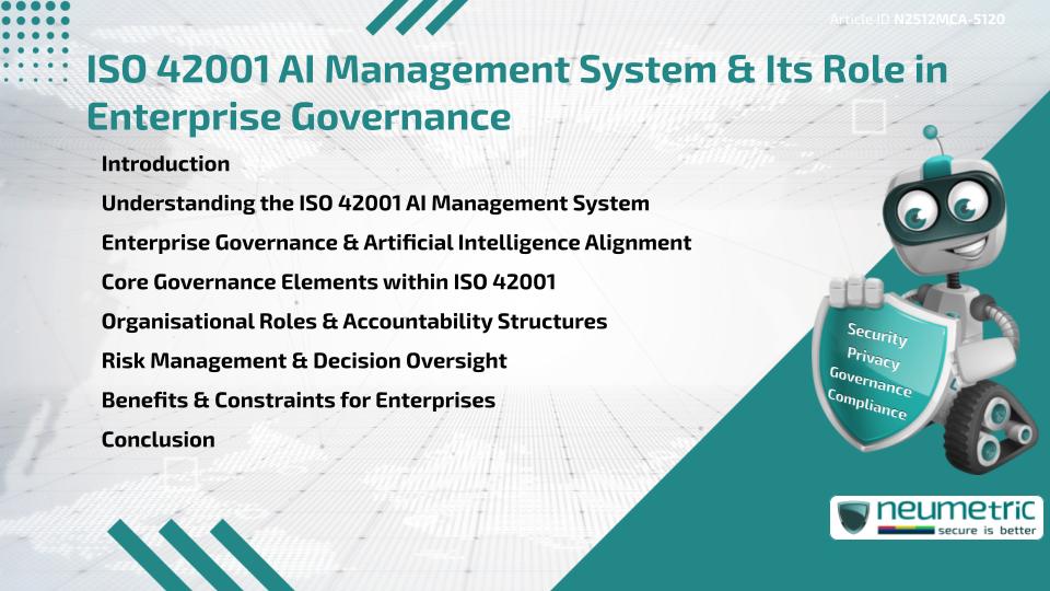 ISO 42001 AI Management System & Its Role in Enterprise Governance