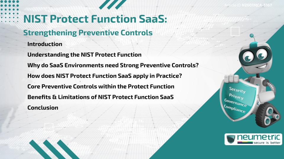 NIST Protect Function SaaS: Strengthening Preventive Controls