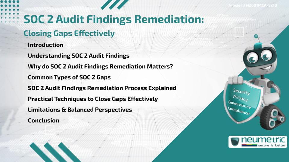 SOC 2 Audit Findings Remediation: Closing Gaps Effectively