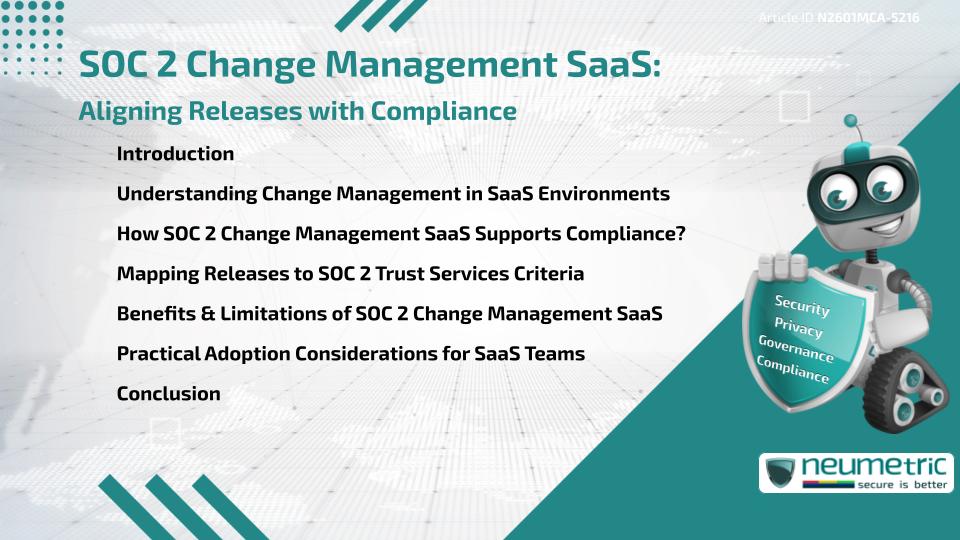 SOC 2 Change Management SaaS: Aligning Releases with Compliance