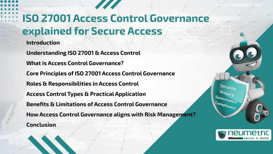 ISO 27001 Access Control Governance explained for Secure Access