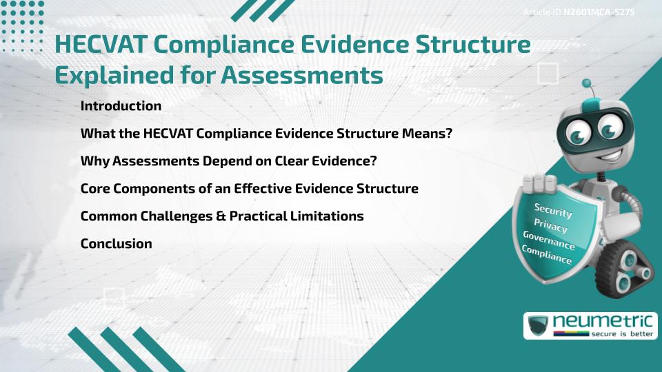 HECVAT Compliance Evidence Structure Explained for Assessments