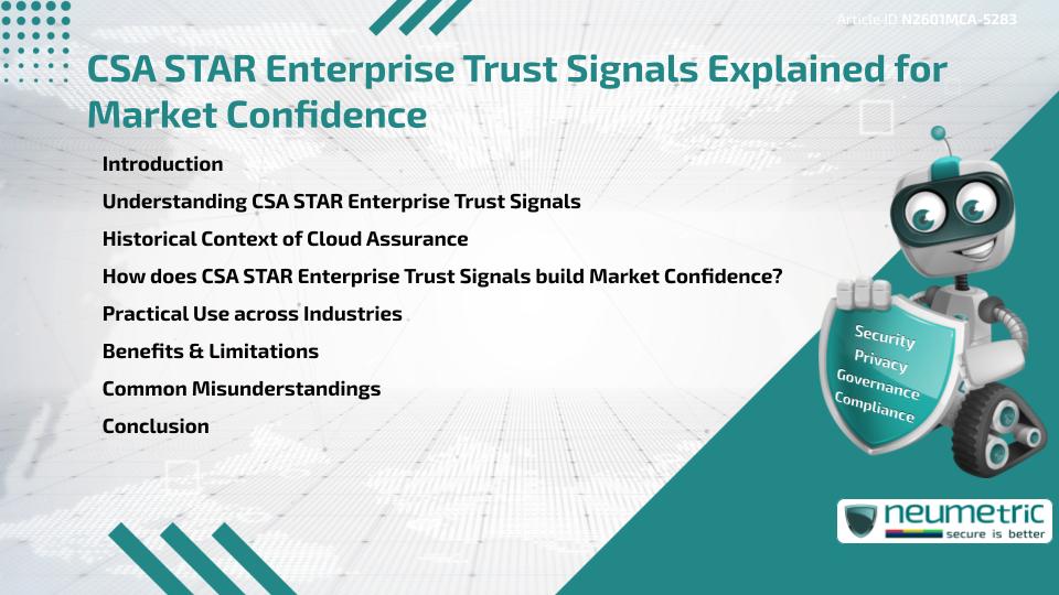 CSA STAR Enterprise Trust Signals Explained for Market Confidence