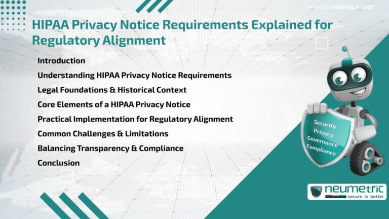 HIPAA Privacy Notice Requirements Explained for Regulatory Alignment