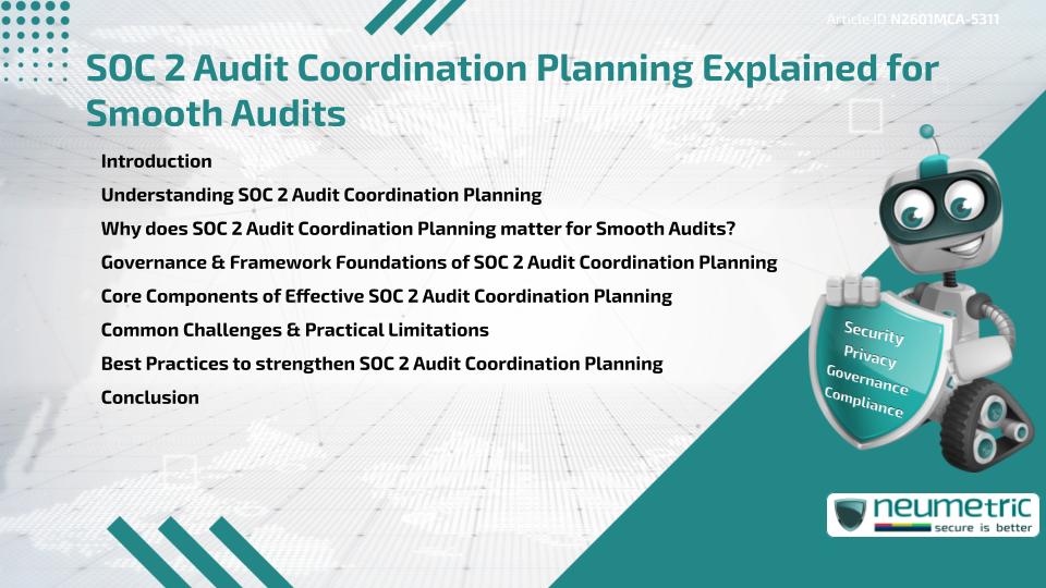 SOC 2 Audit Coordination Planning Explained for Smooth Audits