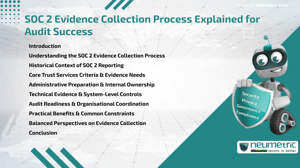 SOC 2 Evidence Collection Process Explained for Audit Success