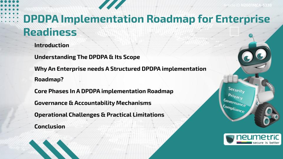 DPDPA Implementation Roadmap for Enterprise Readiness