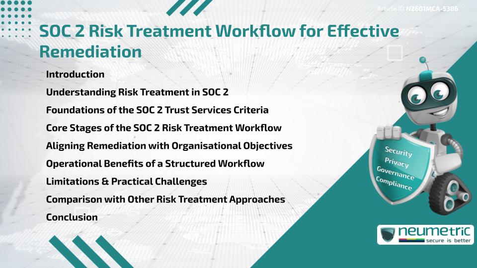 SOC 2 Risk Treatment Workflow for Effective Remediation