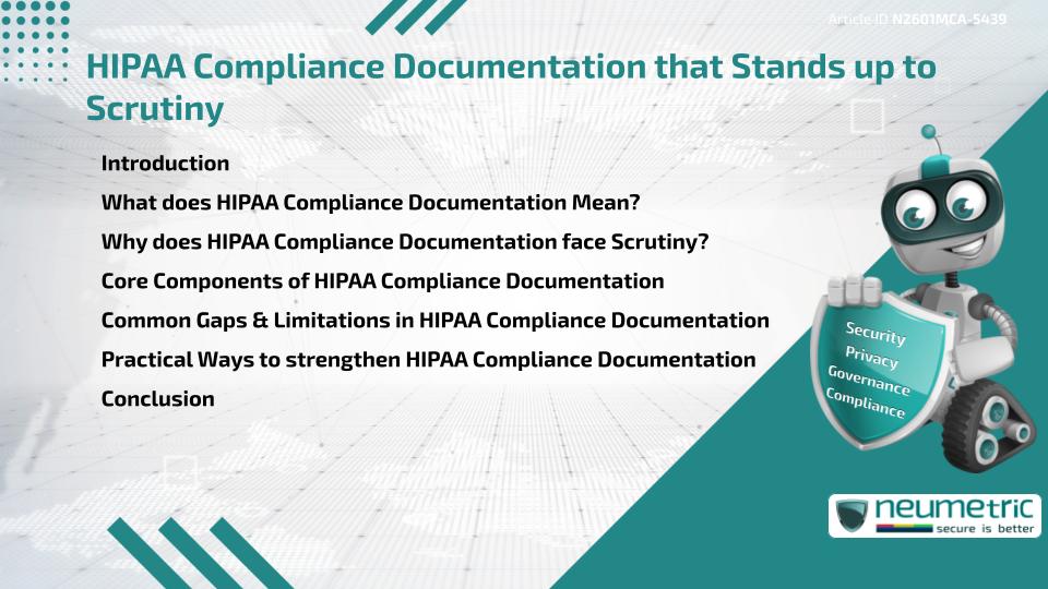 HIPAA Compliance Documentation that Stands up to Scrutiny