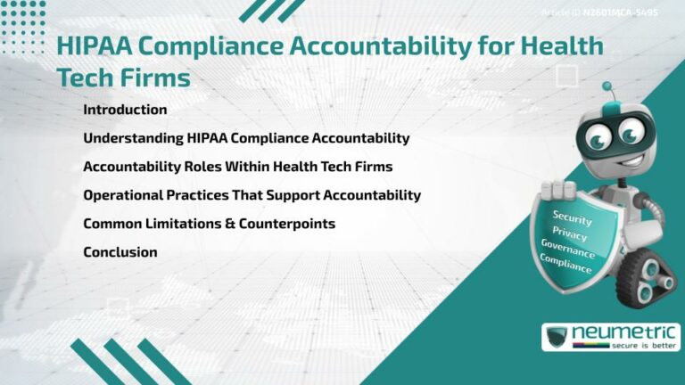 HIPAA Compliance Accountability for Health Tech Firms