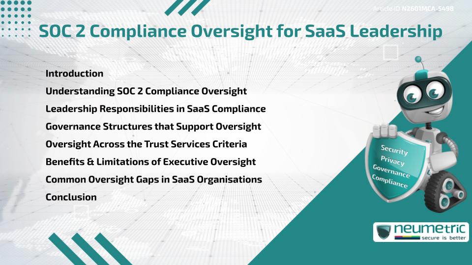 SOC 2 Compliance Oversight for SaaS Leadership