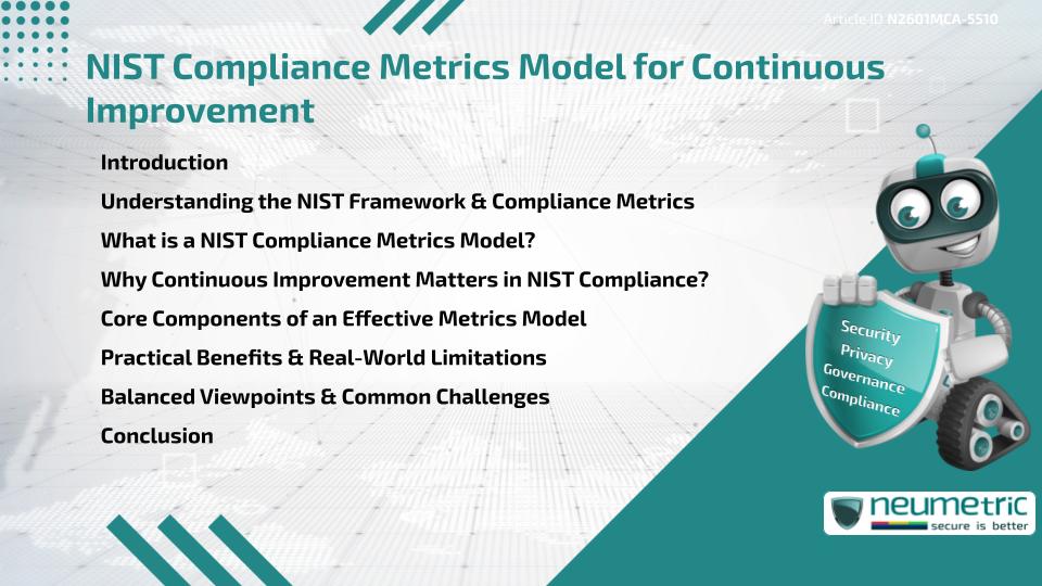 NIST Compliance Metrics Model for Continuous Improvement