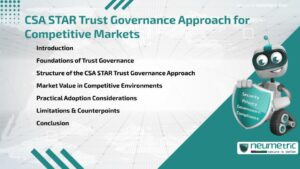 CSA STAR Trust Governance Approach for Competitive Markets