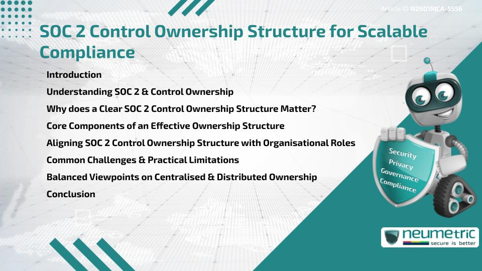 SOC 2 Control Ownership Structure for Scalable Compliance