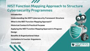 NIST Function Mapping Approach to Structure Cybersecurity Programmes