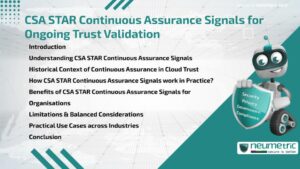 CSA STAR Continuous Assurance Signals for Ongoing Trust Validation