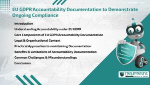 EU GDPR Accountability Documentation to Demonstrate Ongoing Compliance